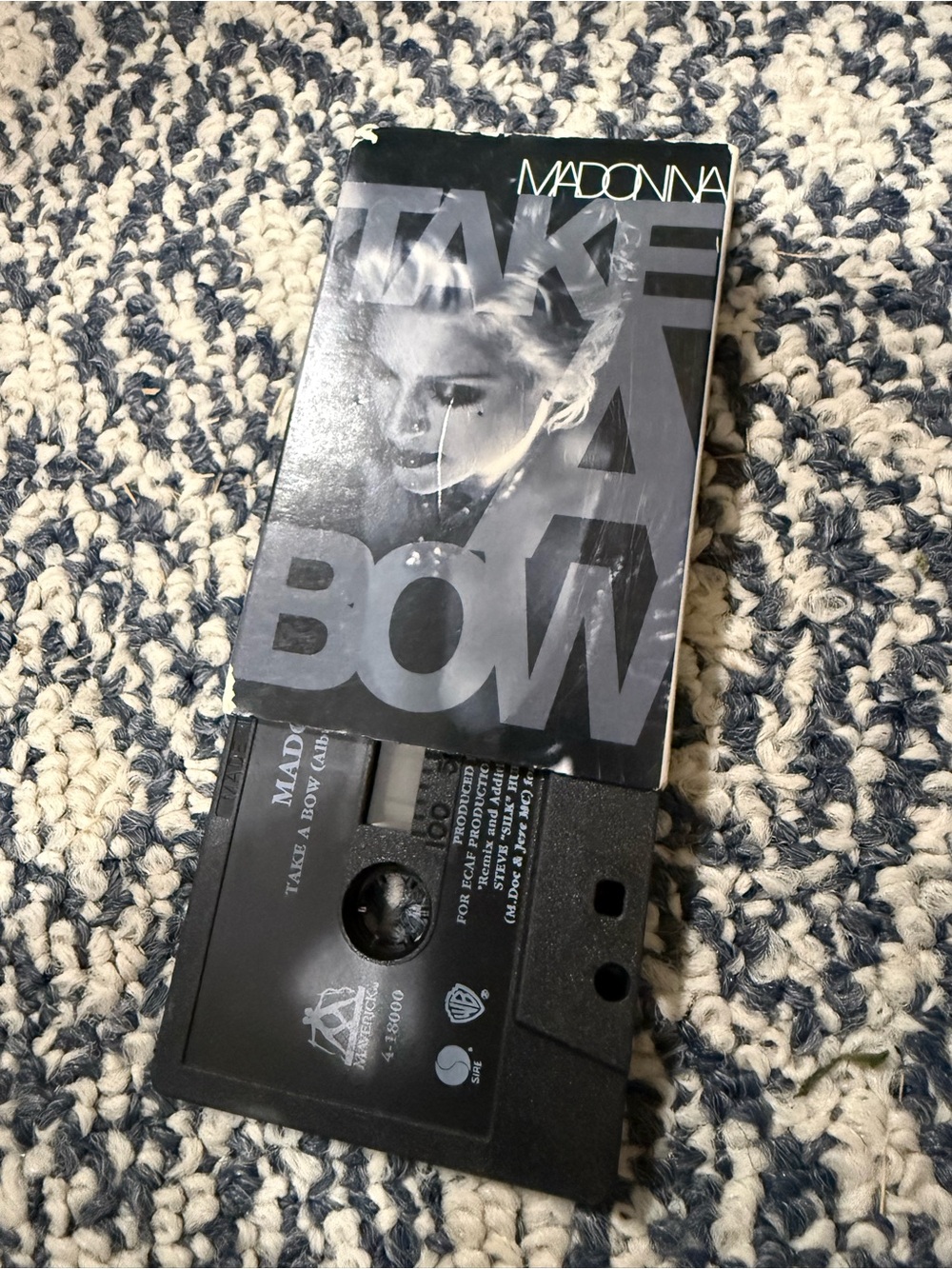 Madonna 'Take A Bow' Cassette Tape - Black